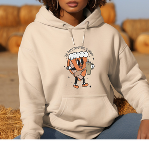 Pumpkin, fall, funny pumpkin crewneck, pumpkin pie, pumpkin spice, latte, popular fall sweater, Unisex Heavy Blend™ Hooded Sweatshirt
